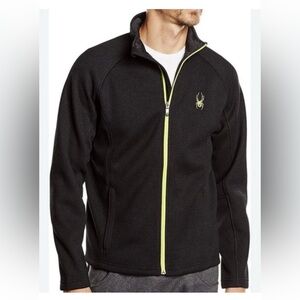 Spyder Core Sweater Full Zip Men’s Size 
XL Fleece Jacket Black US Ski Team Logo